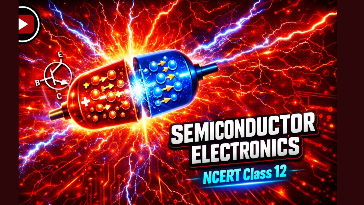 CBSE Class 12 Physics 14 || Semiconductor Electronics Part -1 || Full Chapter || By Shiksha House