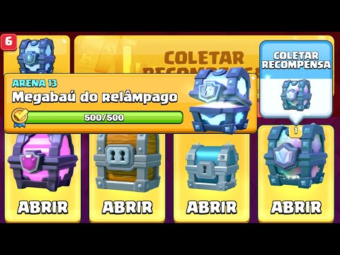 Abri 57 BauÌs e 1 LendaÌrio BUGOU no Clash Royale