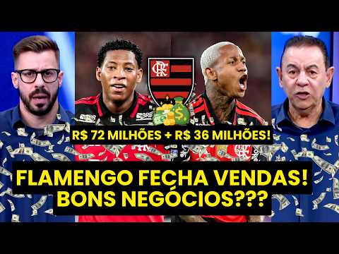 “O FLAMENGO TÁ GANHANDO MAIS de R$ 100 MILHÕES numa TACADA SÓ! ESSAS VENDAS…” PLATA e WALLACE YAN
