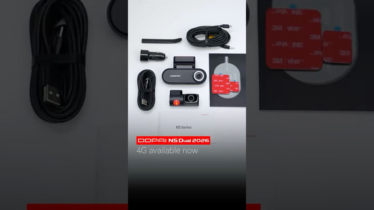 DDPAI N5 Dual 2026: Refreshed. Refined. Ready.  4G Remote Available Now.