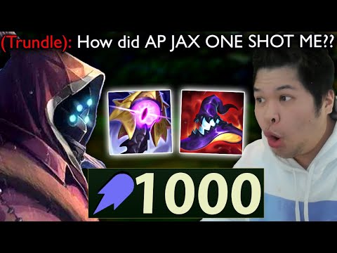 Gold 3 player tells me AP JAX destroys every champion in the game.. so I tried it