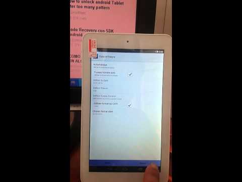 hard reset alcatel one touche tablet