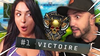 Premier top 1 en couple avec pinkgeek sur battle royale black out 