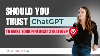 I asked Chat GPT to give me a Pinterest strategy -- I was SHOCKED!