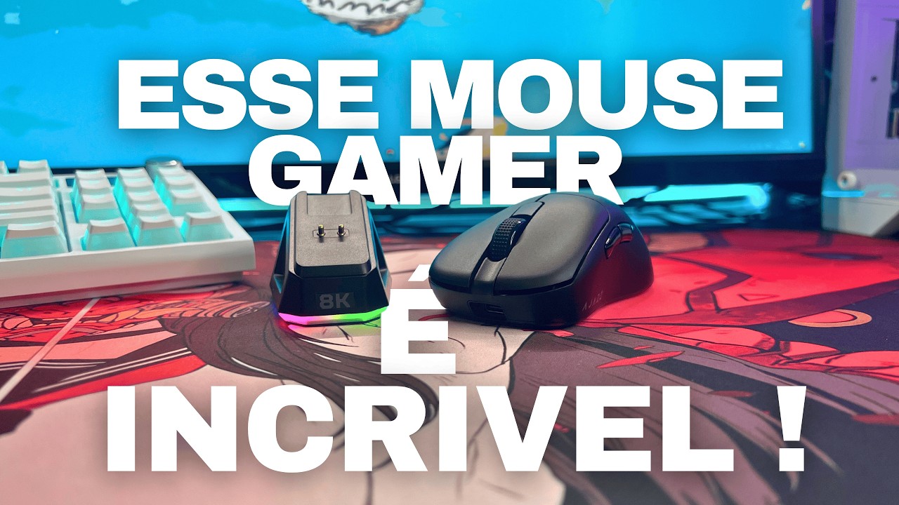 Ajazz AJ179 Pro: O MELHOR Mouse Gamer Leve e Preciso? (Unboxing e Teste REAL!)