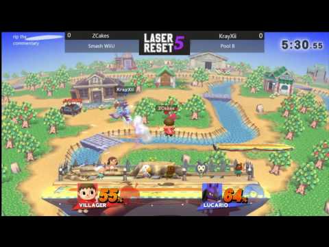 Laser Reset 5 - Smash 4 Singles - ZCakes vs. KrayXii - Pools
