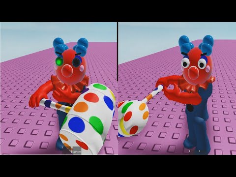NEW ROBLOX PIGGY CLOWNY INFECTED VS PIGGY CLOWNY NON INFECTED JUMPSCARE