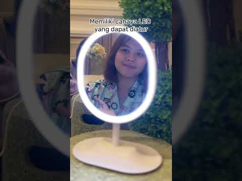 Gambar Informa Cermin Meja Rias LED 5x Magnifying Besi 21x14x30.7 cm - Putih