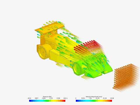 F1 in school Aerodynamic Simulation By H-Rock