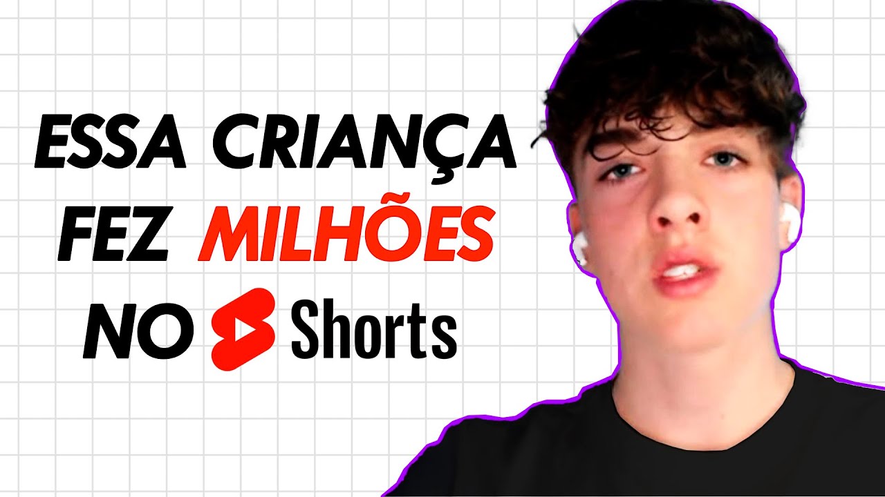 Essa criança mostrou como fez milhões no Youtube SHORTS