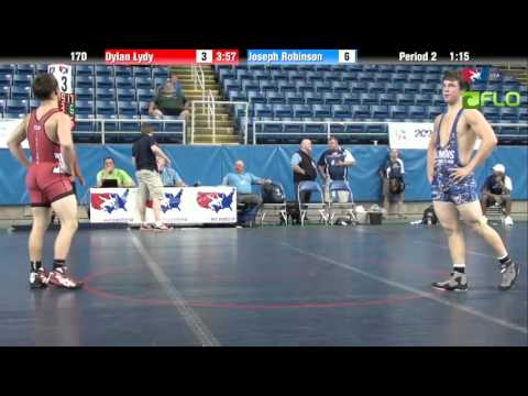 Cadet 170 - Dylan Lydy (Indiana) vs. Joseph Robinson (Illinois)