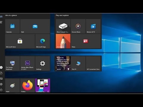 How to Switch from Tablet Mode to Desktop Mode and Remove Pinned Tiles in Windows 10