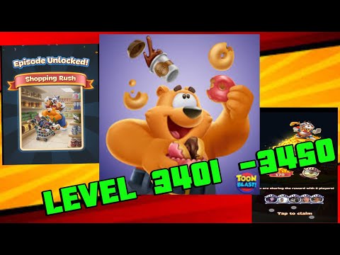 Toon Blast || Level 3401 - Level 3450 || Gameplay