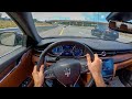 2017 Maserati Quattroporte SQ4 - POV Test Drive by Tedward (Binaural Audio)