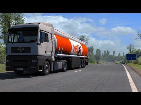 ETS 2 1.33 - Beyond The Baltic Sea DLC - MAN TGA 18.440 - Trip: Daugavpils - Saint Petersburg