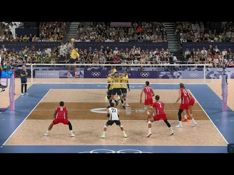 Volleyball USA vs Brazil Amazing Match Highlights Paris 2024