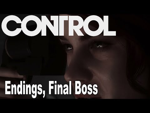 Control - All Endings and Final Boss [HD 1080P]
