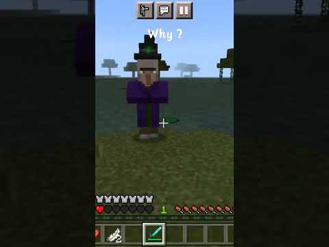 Witch in Minecraft RUINED my game 😭