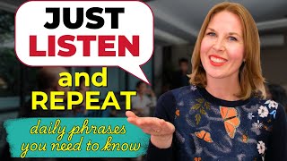 Daily Life English You Need To Know | Listen & Repeat Speaking Practice