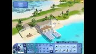 preview picture of video 'speed build sims 3 beach house & garden pt5'