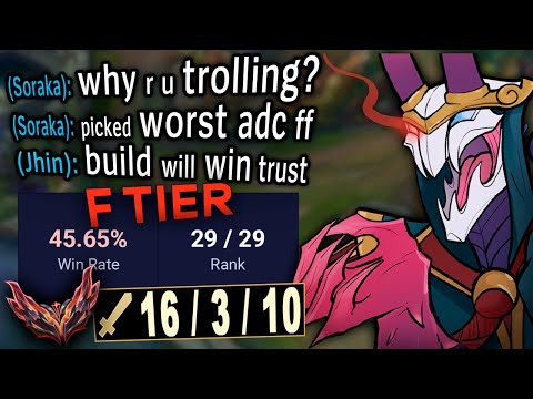 Jhin is now the worst ADC in the game. This build changes everything.
