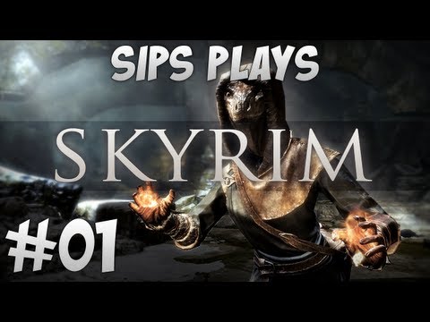 Sips Plays Skyrim - Part 1 - The Lizard Wizard