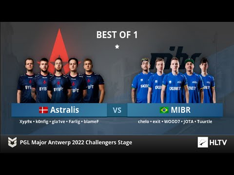 (CS:GO) Astralis vs MIBR - PGL Major Antwerp - Challengers Stage 2022