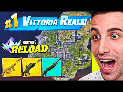 MYTHIC and EXOTIC weapons in RANKED RELOAD No Build! Fortnite ITA