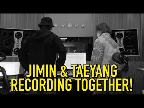 Jimin & Taeyang In The Studio for Collab! | BTS 방탄소년단 지민