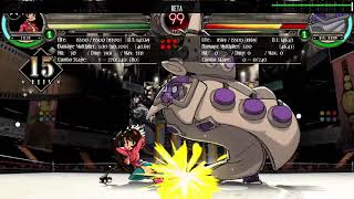 Skullgirls - Filia - Forbidden Setup into Forbidden combo on Big Band - Does not work on real match