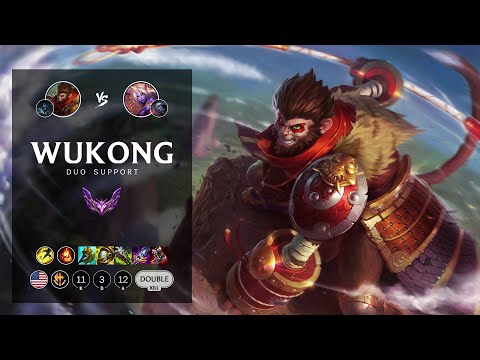 Wukong Support vs Soraka - NA Master Patch 12.8