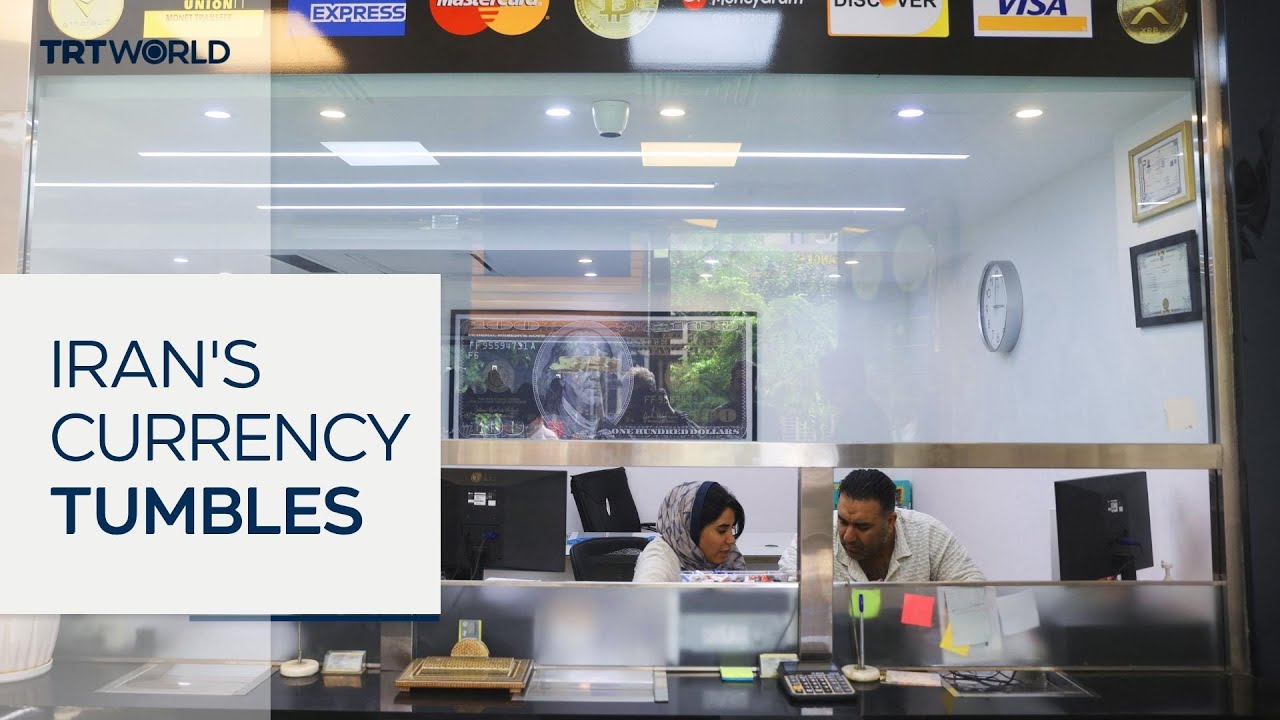 Iran's currency falls to record low as nuclear sanctions bite