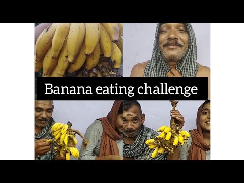 Banana eating challenge😋🍌🐒