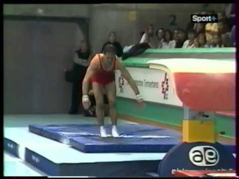 Sven KWIATKOWSKI (GER) vault - 2003 Swiss Cup