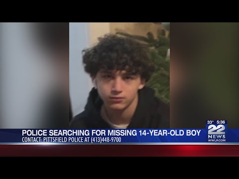 Pittsfield police searching for missing 14-year-old boy