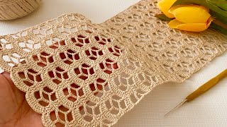 ⭐️Incredibly Beautiful New Crochet Pattern⭐️ How to Make a Unique Pattern for All Projects
