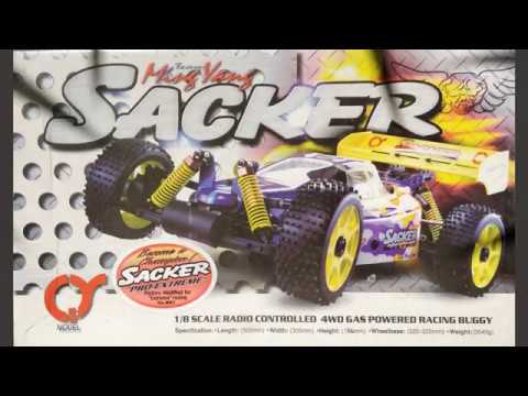 RC 1:8 nitro buggy Ming Yang Sacker mini track bash