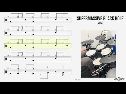 How to Play 🥁 - Supermassive Black Hole - Muse