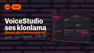 Ücretsiz Yapay Zekâ Ses Klonlama: VoiceStudio ile Yerel Dublaj, Türkçe ve Lisans
