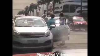 Beastmode Driver Binasag SIde Mirror ng Taxi