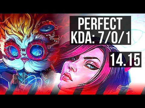 HEIMERDINGER vs FIORA (TOP) | 7/0/1, 900+ games, Godlike | NA Master | 14.15
