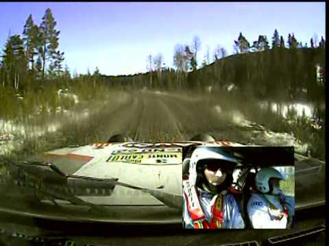 Rallye champion Stig Blomqvist with Audi Sport quattro rallye on board driving Thomas, Autogefühl