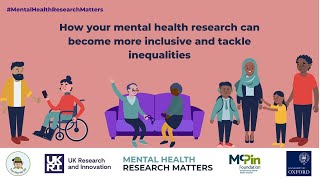 WEBINAR: The role of mental health research in tackling inequalities