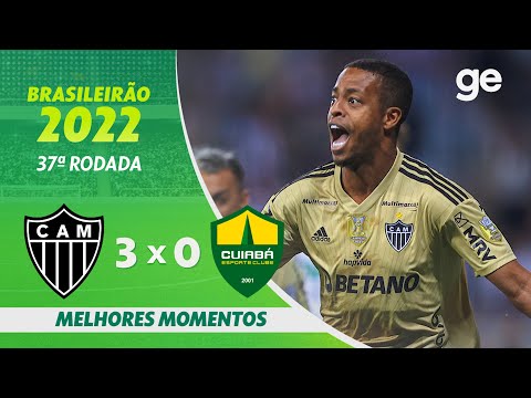 Gols e lances de Atlético Mineiro x Cuiabá
