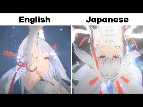 Ye Shunguan Ultimate Voicelines EN vs JP