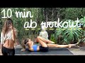 10MIN Ab Pilates Workout Small Waist Toned Stomach No Equipment