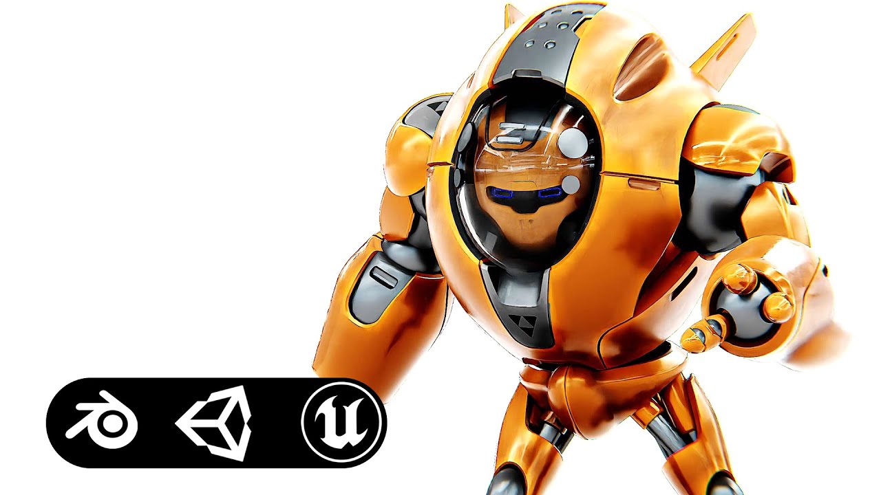 Astronaut Botv-3000 B Auto-Rig Pro Rigged For Mixamo Unreal Engine Unity 3D Model