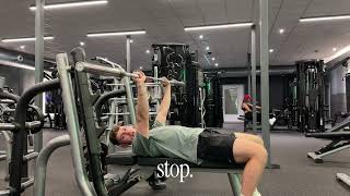 How to do a paused bench press