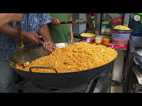 Cooking 20kg of Fried Rice | Nasi Goreng Komdak | Indonesian Street Food
