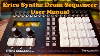 Video thumbnail for Erica Synths Drum Sequencer - User Manual by Synth Diy Guy